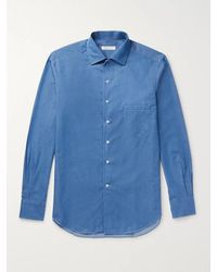 Loro Piana - Andre Cotton-chambray Shirt - Lyst