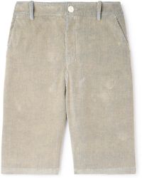 The Elder Statesman - Straight-leg Cotton-curduroy Shorts - Lyst