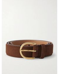Morjas - 3Cm Suede Belt - Lyst