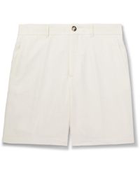 Brunello Cucinelli - Straight-Leg Linen, Silk, Wool And Cotton-Blend Bermuda Shorts - Lyst