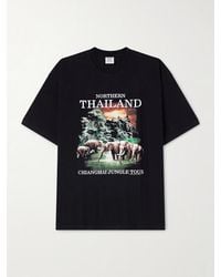 Vetements - Thailand Tourist Oversized Cotton-jersey T-shirt - Lyst