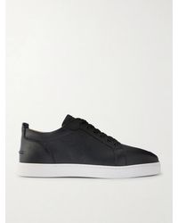 Christian Louboutin - Rantulow Full-grain Leather Sneakers - Lyst
