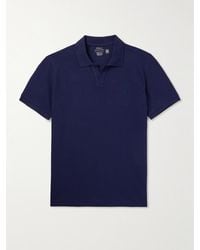 Polo Ralph Lauren - Logo-Embroidered Cotton-Blend Piqué Polo Shirt - Lyst
