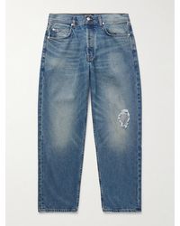 Enfants Riches Deprimes - Tapered Distressed Jeans - Lyst