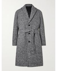 MR P. - Belted Donegal Wool-Blend Bouclé Coat - Lyst
