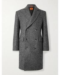 Barena - Double-Breasted Melton Wool-Blend Coat - Lyst