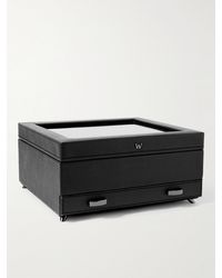 Wolf - Porter Cross-grain Vegan Leather Watch And Jewellery Box - Lyst