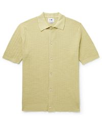 NN07 - Nolan 6577 Ribbed Cotton-blend Shirt - Lyst