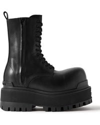 Balenciaga - Leather Shoes - Lyst
