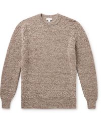 Sunspel - Ribbed Wool Sweater - Lyst