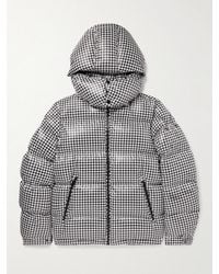 Moncler Genius - 7 Moncler Frgmt Hiroshi Fujiwara Socotrine Houndstooth-print Shell Hooded Down Jacket - Lyst
