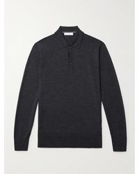 MR P. - Merino Wool Polo Shirt - Lyst