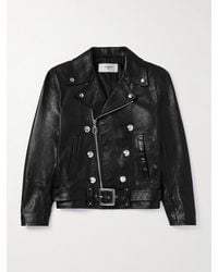Celine - Giacca Biker Slim-Fit - Lyst