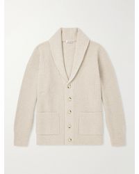 De Petrillo - Ribbed Merino Wool And Cashmere-Blend Cardigan - Lyst