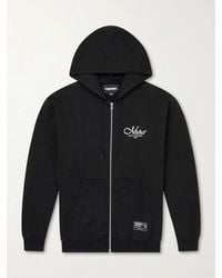 Neighborhood - Staple Logo-Print Cotton-Fleece Zip-Up Hoodie - Lyst