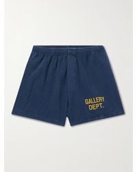 GALLERY DEPT. - Zuma Straight-leg Logo-print Cotton-jersey Shorts - Lyst