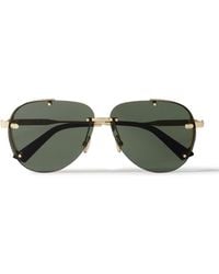 Dior - Neodior A1U Aviator-Style-Tone Sunglasses - Lyst