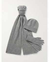 Allude - Cashmere Scarf, Beanie And Gloves Set - Lyst