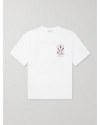 Frescobol Carioca - Dinis Printed Cotton-Jersey T-Shirt - Lyst