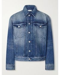 Dries Van Noten - Panelled Cotton-Denim Trucker Jacket - Lyst