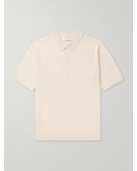 Dries Van Noten - Slim-Fit Merino Wool Polo Shirt - Lyst