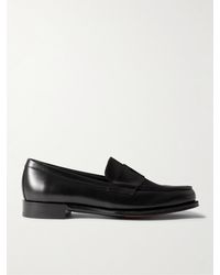 Drake's - Charles Leather Penny Loafers - Lyst