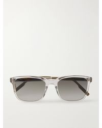 Dior - Diortag Su Transparent Geometric Acetate Sunglasses - Lyst