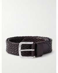 MR P. - Luxe 3.5Cm Woven Leather Belt - Lyst
