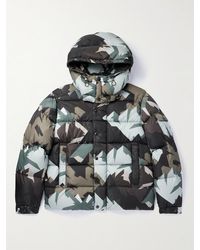 Moncler - Mosa Quilted Printed Shell Hooded Down Jacket - Lyst