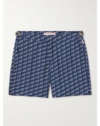 Orlebar Brown - 007 Bulldog Mid-Length Printed Swim Shorts - Lyst