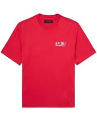 Amiri - Bones Stacked Logo-Print Cotton-Jersey T-Shirt - Lyst