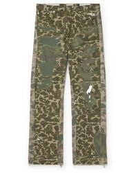 GALLERY DEPT. - Venura Straight-leg Patchwork Camouflage-print Cotton-canvas Trousers - Lyst
