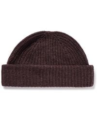 NN07 - Sailor 6650 Ribbed Wool-blend Beanie - Lyst
