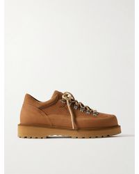 Diemme - Cornaro Gomma Rubber And Nubuck-Trimmed Full-Grain Leather Sneakers - Lyst