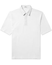 Theory - Lucas Ossendrijver Cotton-piqué Polo Shirt - Lyst
