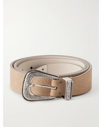 Brunello Cucinelli - Textured Leather Belt - Lyst