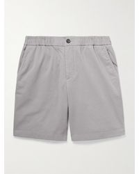 MR P. - Gerade geschnittene Shorts aus Twill aus einer Biobaumwollmischung in Stückfärbung - Lyst