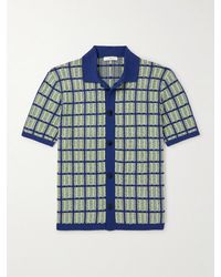 MR P. - Checked Cotton-blend Shirt - Lyst