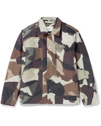 Norse Projects - Pelle Camouflage-print Padded Shell Jacket - Lyst