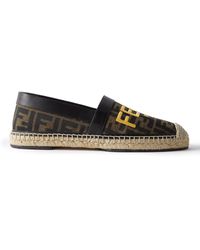 fendi canvas espadrilles
