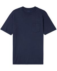 Hartford - Pocket Garment-dyed Cotton-jersey T-shirt - Lyst