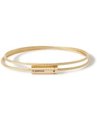 Le Gramme - 21g 18-karat Recycled Gold Bracelet - Lyst