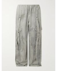 Acne Studios - Probero Wide-Leg Organic Cotton-Twill Cargo Trousers - Lyst