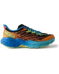 Hoka One One - Speedgoat 5 Rubber-trimmed Mesh Sneakers - Lyst