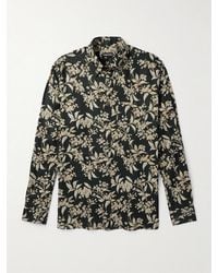 Tom Ford - Botanical Print Lyocell Button-Down Shirt - Lyst
