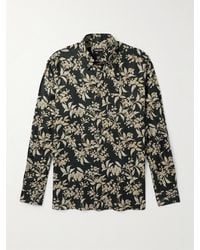 Tom Ford - Botanical Print Lyocell Button-Down Shirt - Lyst