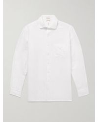 Massimo Alba - Bowles Hemd aus einer Leinen-Baumwollmischung - Lyst