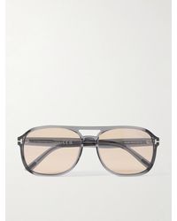 Tom Ford - Rosco Pilotensonnenbrille aus Azetat - Lyst