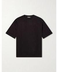 AURALEE - Organic Cotton-Jersey T-Shirt - Lyst