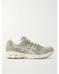 Asics - Gel-kayano® 14 Suede And Leather-trimmed Mesh Sneakers - Lyst